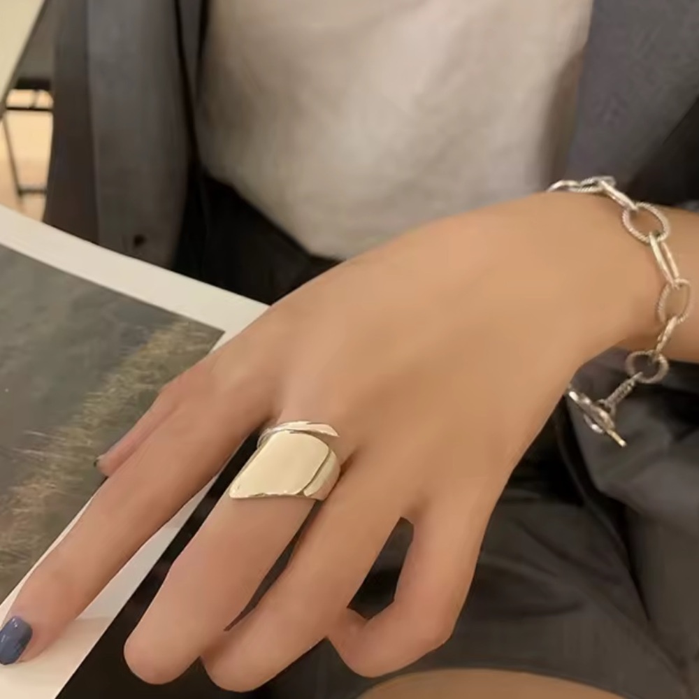 Polished Wrap Ring | 925 Sterling Silver Adjustable‎